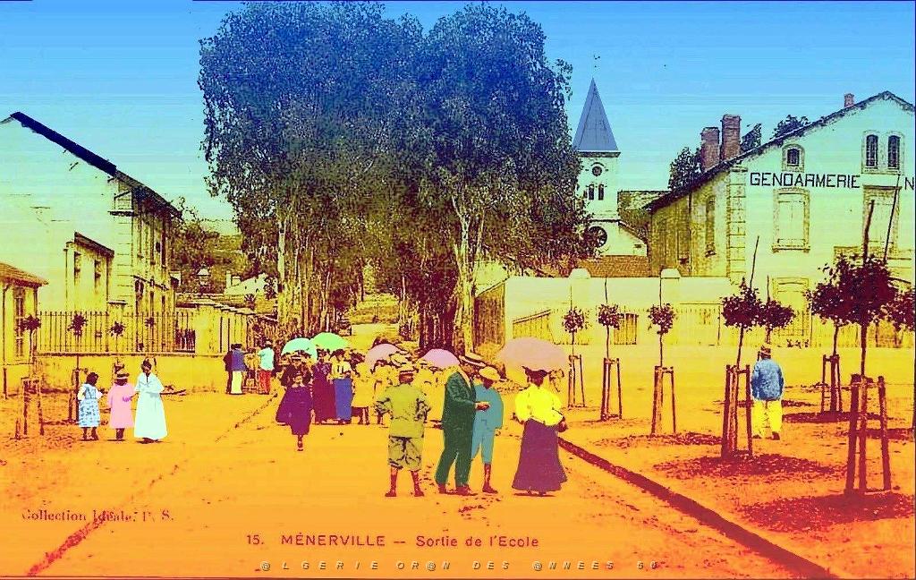 Menerville - La sortie de l'ecole.jpg